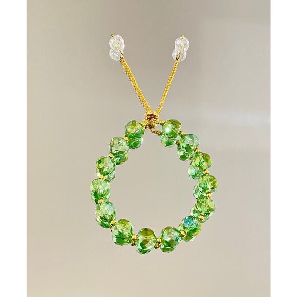Green Swarovski Bracelet - Picture 8 of 14